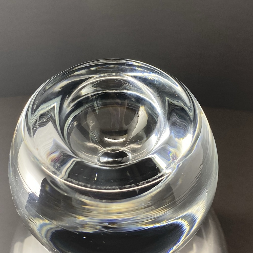 Studio Nova Heavy Blown Art Glass Elegant Exquisite Vintage Vase Poland-8.75" - Picture 3 of 3